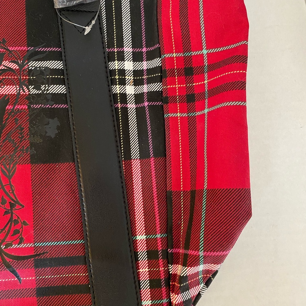 Victoria’s Secret Tote Bag Red Black New - Picture 6 of 16